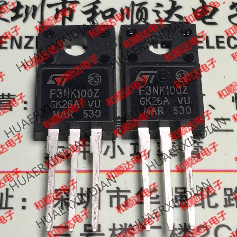 20 шт./лот F3NK100Z STF3NK100Z TO-220F 1000V 2.5A