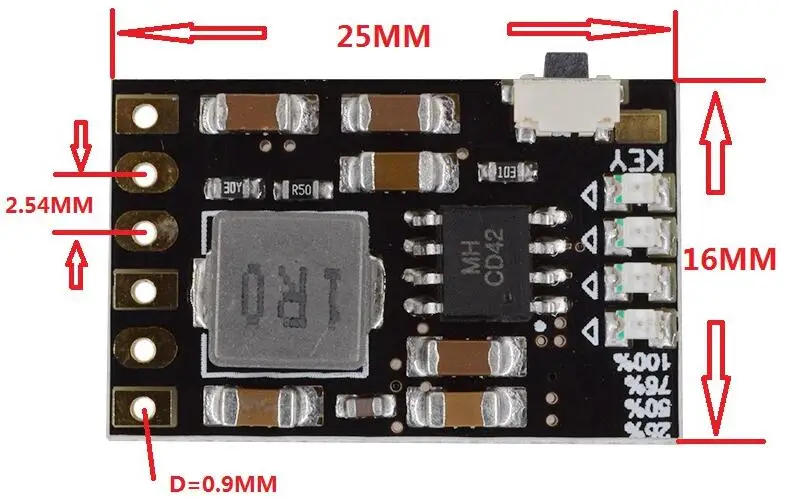 Tp5100 tp5000 Lade management Netzteil modul platine 4,2 1a 2a 5V kompatibel mit 8,4 V V 1s 2s Lithium batterien – Detail 3