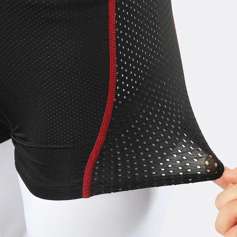 HPTRM Fox Men's Breathable Bicycle Shorts, 5D gel Cushion Underwear, Shock Proof, Mountain Bike and Road Bike