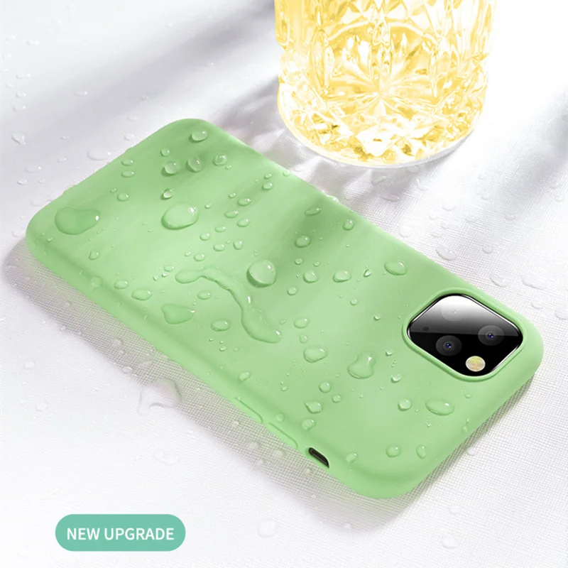 

Original Liquid Silicone Phone Case For iPhone X XR XS Max 7 8 6 6S Plus Soft Skin Cover For iPhone 11 Pro Max 4 4S 5 5S SE 2019