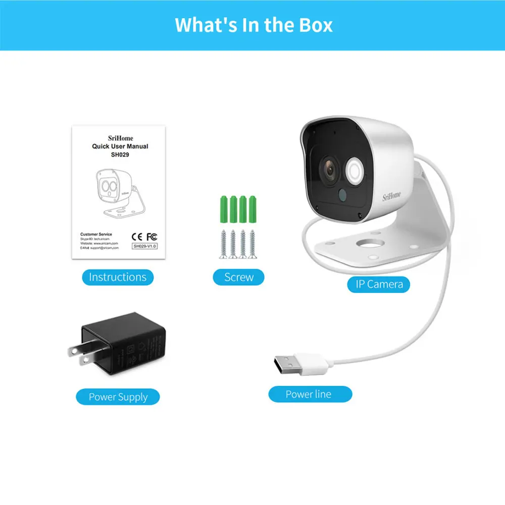 Мини IP камера Sricam SH029 3 0 Мп Wi Fi|Камеры видеонаблюдения| |