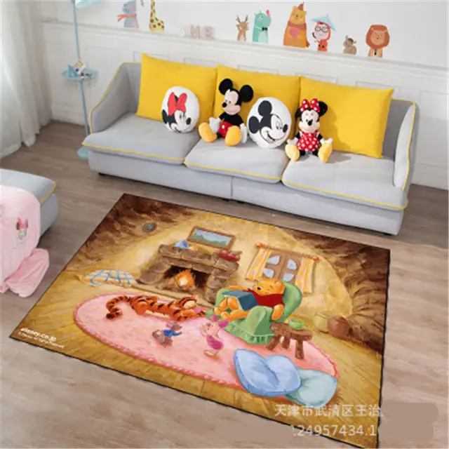 Disney Cartoon Mickey And Minnie Mouse Door Mat Kids Boys Girls