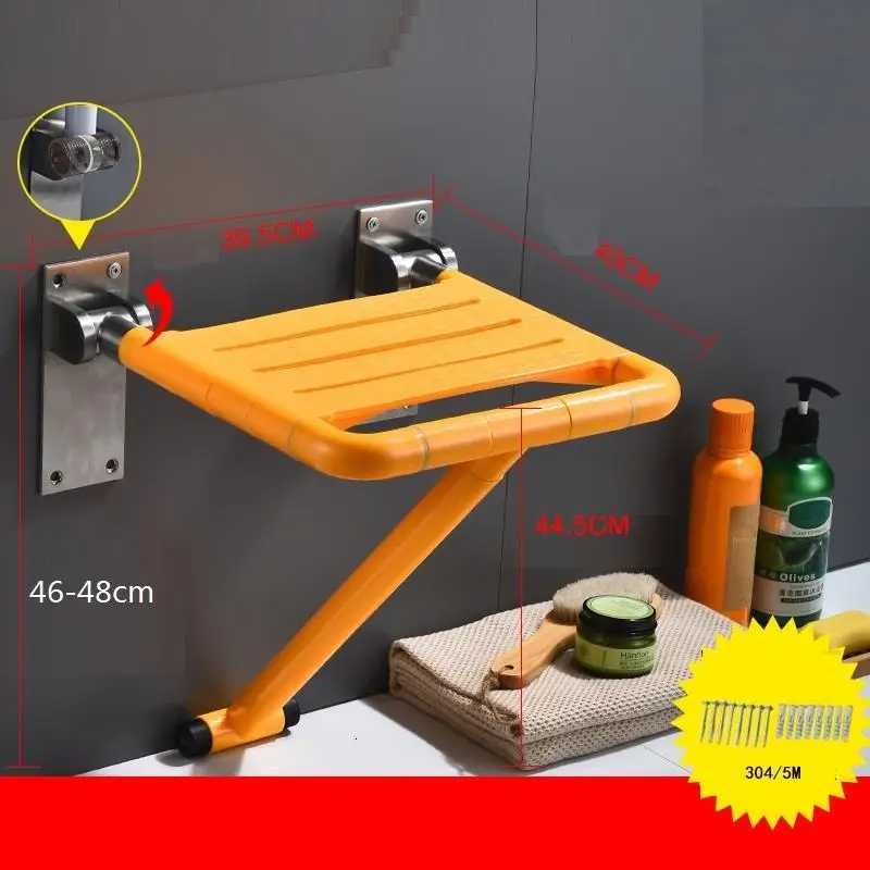 Tocador Sgabello мебель для спальни Ev Mobile Douche Kruk ванная комната табурет Ducha ноги Escalon Plegable стул для душа стул для ванной комнаты - Цвет: MODEL H