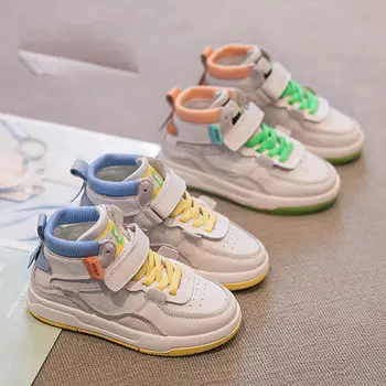 

Girls' high-top sneakers fall 2020 new boys' shoes soft-soled street dance shoes children's basketball shoes Spring and Autumn