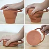 Baby Feeding Cups Food Storage Baby Foldable Snack Cup Travel Portable Pacifier Box Cup with Handle Silicone 2021 New 5