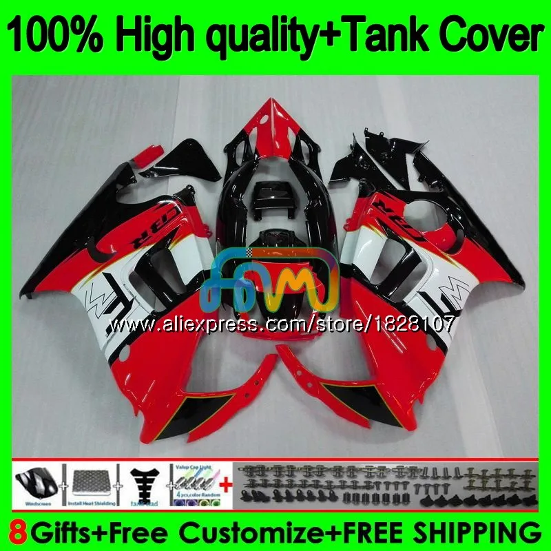 CBR600F2 комплект для HONDA CBR 600F2 600 FS F2 91 92 1993 1994 1BS. 159 CBR600FS CBR600 F2 1991 Красный Белый 1992 93 94 Обтекатель+ майка - Цвет: No. 1