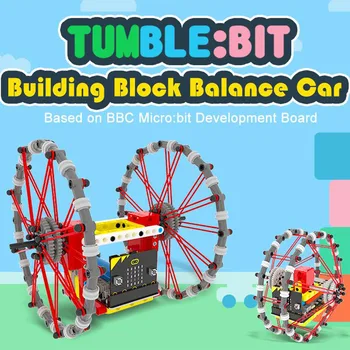 

Modiker for Micro:bit Tumblebit APP Control Balance Car Graphical Programmable Building Kit for Micro bit with Development Board