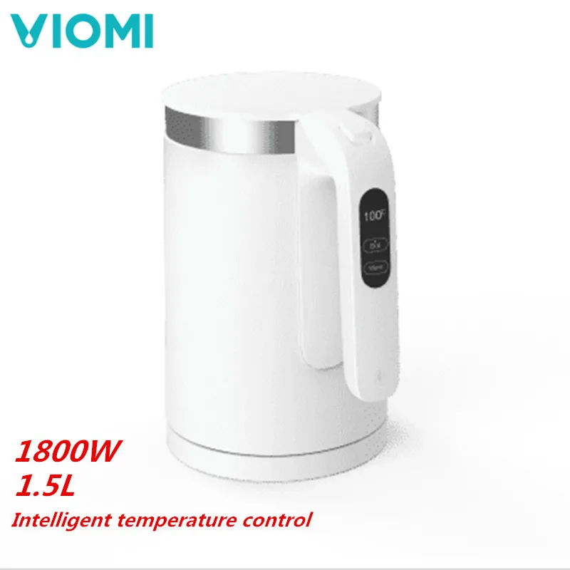 Tanie VIOMI Pro czajnik elektryczny 1.5L 1800 W inteligentny stały Tmeperatue 5min szybko wrzący OLED czajnik wodny YM K1503 gospodarstwa domowego