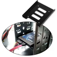 Механический SSD HDD Стенд кронштейн 2,5-3,5 дюймов SSD HDD металлический адаптер Монтажный держатель для жесткого диска док-станция для ПК настольный черный