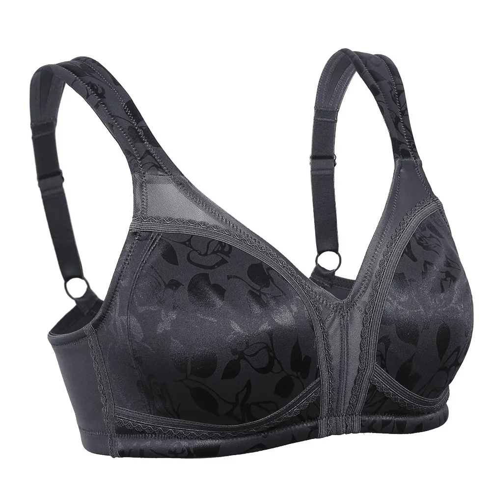 

Genuine Women Bra 34 36 38 40 42 44 46 B C D E F G Plus Size Sexy Lingerie Lace Bralette Print Thin Cups Wireless Brassiere