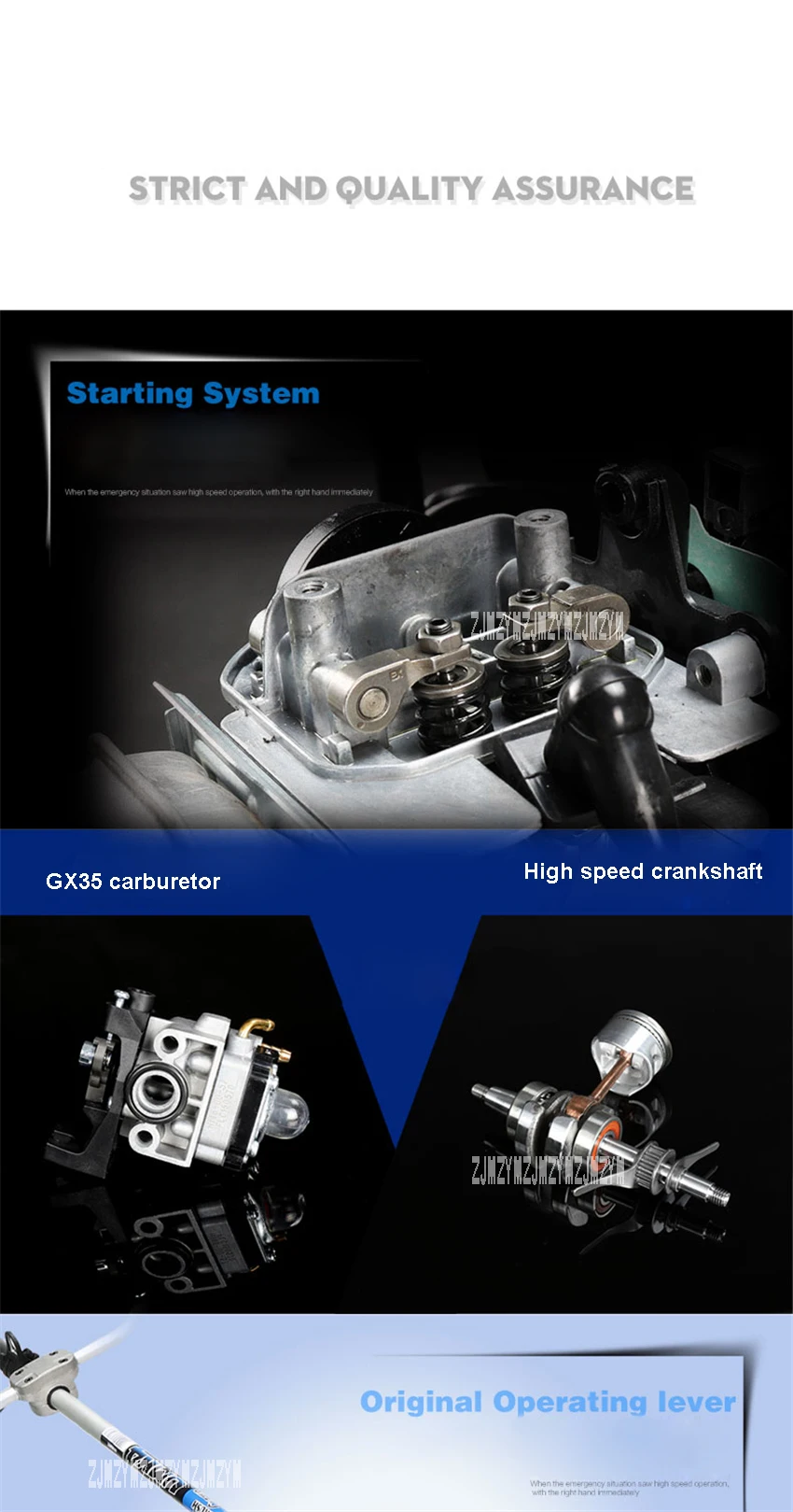 TM-BG335C четырехтактный GX35 для бензиновой газонокосилки рюкзак/боковой Тип триммер для травы портативная косилка для травы 1000 Вт 9500р/мин 0.63л