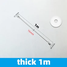  Airless sprayer extension rod aluminum alloy material connecting rod with gasket, spray gun extension tube 0.3m-1m general 