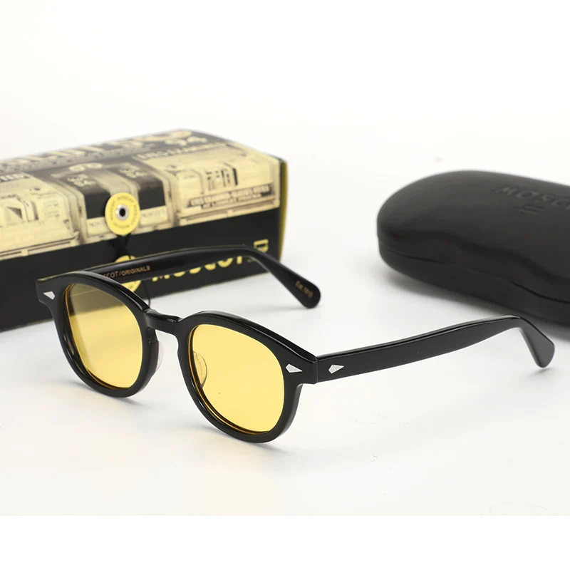 

Night-Vision Glasses Protective Gears Sunglasses Johnny Depp Glasses Polarized lens Night Vision Drivers Goggles Anti Glare