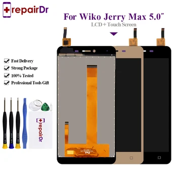 

5.0 Inch LCD Display For Wiko Jerry Max LCD Display Touch Screen Assembly Repair Part 100% Tested For Wiko Jerry Max Lcd Screen