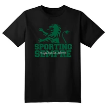 Португалия Спортивная Лиссабонская Клубная Футболка Camiseta Sporting club de Portugal Lion футболка для фанатов Ronaldo Figo camisetas hombre