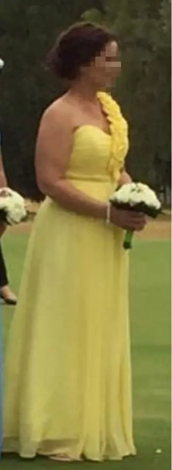 Новое поступление, прозрачные платья подружки невесты на одно плечо, платье для свадебной вечеринки, размер 4, 6, 8, 10, 12, 14, 16 - Цвет: Yellow