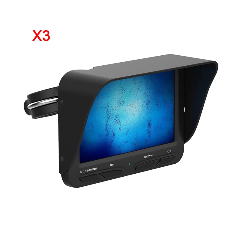WILDGAMEPLUS X2B X3 Подводные рыбные камеры 600TVL 4,3 дюймов рыболовные камеры видео Rceording рыболокаторы камеры