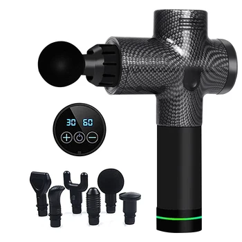 

LCD Massage Gun Body Relaxation Muscle Gun Massager High Frequency Vibration Relief Pain Pistol Massage MG45017