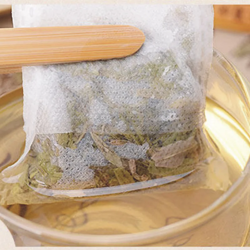 

100PC Empty Paper Tea Bags Heat Seal Filter Paper Herb Loose Disposable Tea Bags Tea infuser Strainer