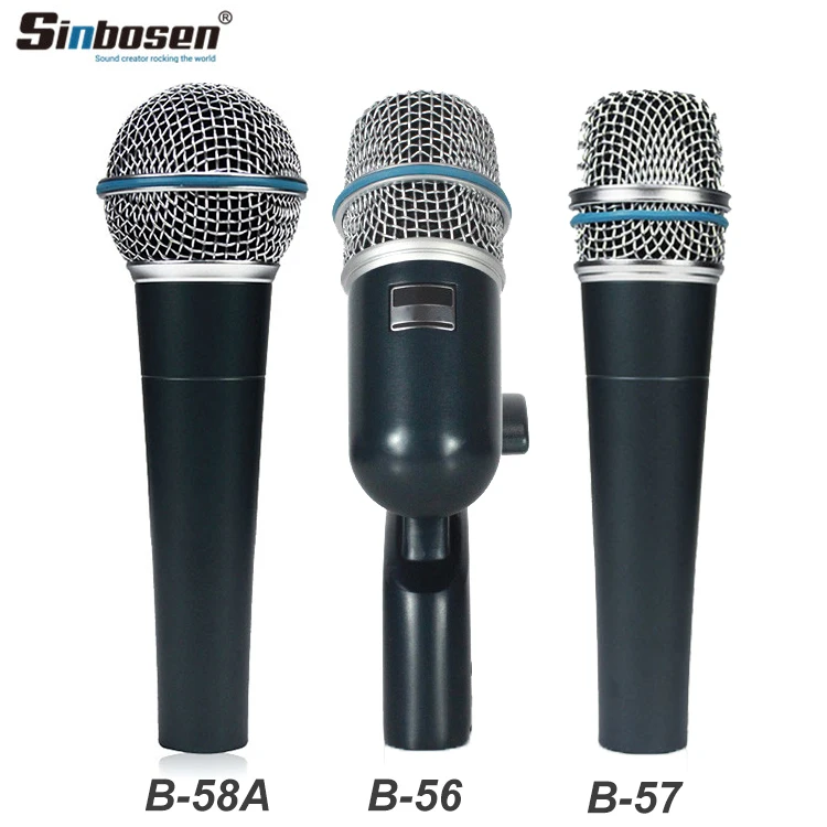 Sinbosen Snare Drum Percussion Musical Instrument Microphone Bass Wired