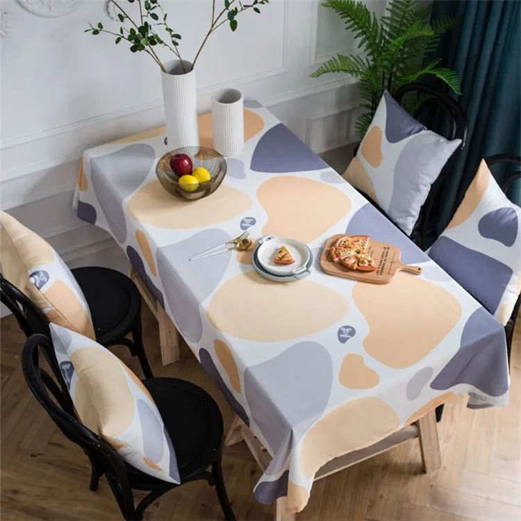 Free Shipping Yellow Cobblestones Tablecloth Table Cover Mantel De Mesa Multifunction Printed Cloth Nappe Centrini Moderni Obrus