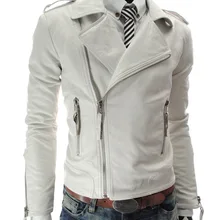 17 для нового стиля крутая мульти-молния европейский и американский стиль большой отворот Локомотив мужская кожаная куртка 5868