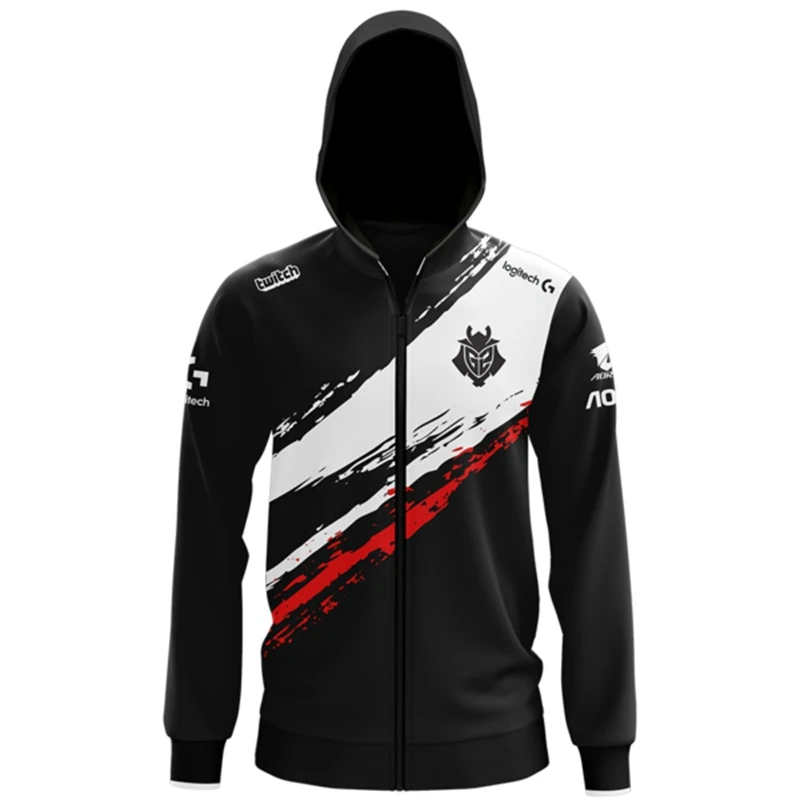 

LOL League LEC G2 Esports Pro Player Hoodie Team Uniform Jersey Wunder Jankos Caps PerkZ Mikyx CSGO Game Major Jacket Coat