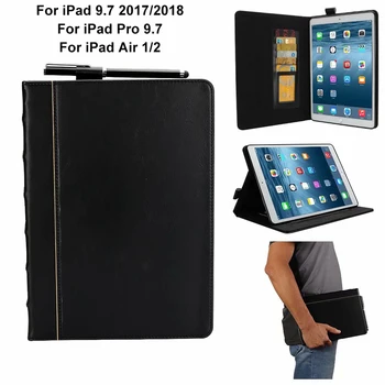 

Bible Book Cover For iPad 9.7 Case 2018 2017 With Pencil Holder Smart Leather Flip Stand leather Case For iPad Pro 9.7 Air 1 2
