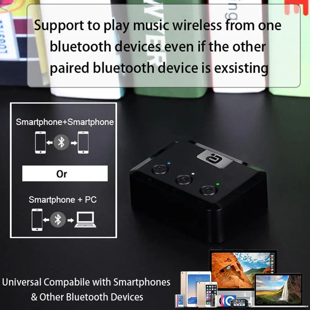 Универсальный Bluetooth аудио приемник без задержки 5,0 цифровой оптоволоконный аудио приемник для высокой четкости беспроводной музыкальный адаптер