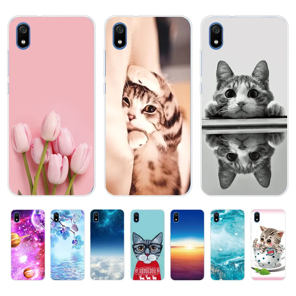 

For Xiaomi Redmi 7A Case Cover Silicone soft Phone cases for Xiaomi Redmi 7A A7 7 A Case 5.45'' TPU Fundas Redmi 7A Back Cover
