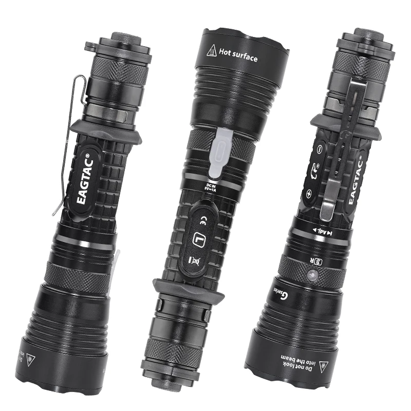 EAGTAC G3L CREE XHP70.2 3200 люмен USB Перезаряжаемый тактический фонарь супер яркий светодиодный фонарь 3400 мАч 18650 батарея в комплекте