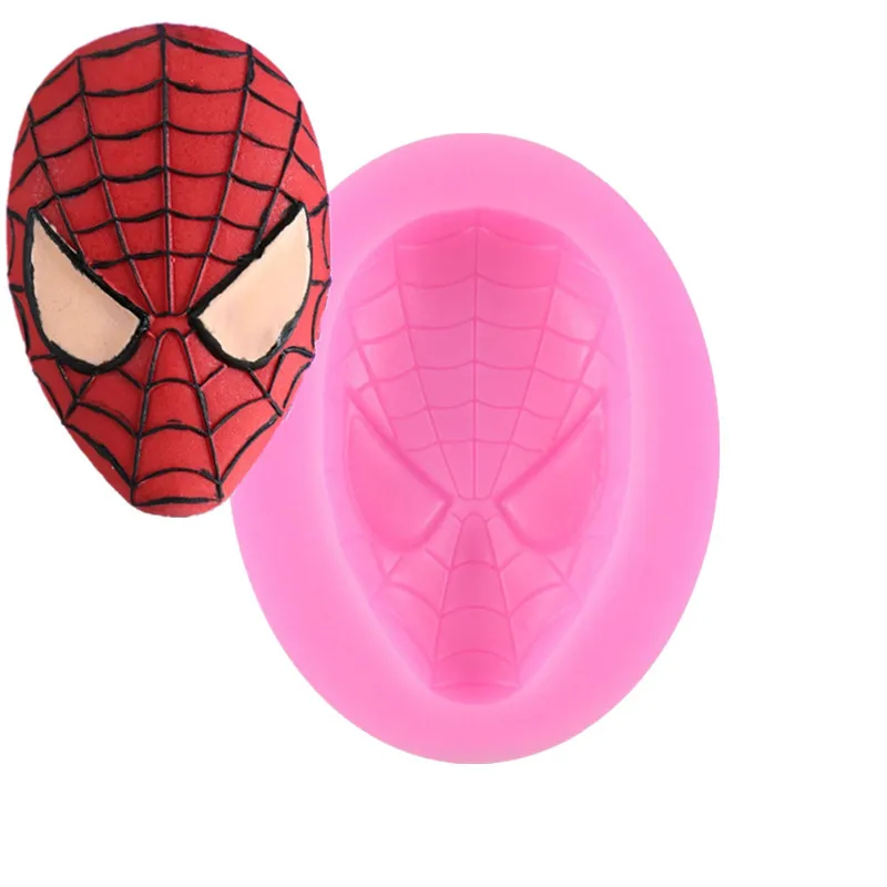 Super Hero Silicone Molds Cake Decorating Tools 3D Fondant Mold for Caking Decoration Chocolate Candy Baking AD073 | Дом и сад