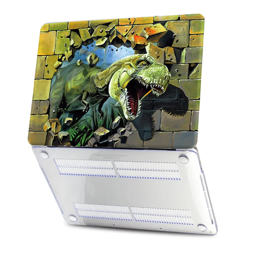 Жесткий чехол для ноутбука Dragon из ПВХ для Apple Mac Book 11,6 13,3 15,4, чехол для Macbook Air Pro 11 12 13 15 16 retina Touch Bar