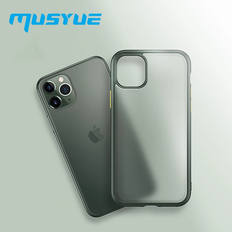 

Case for iPhone 11 Luxury Matte Phone Case for iPhone 11 Pro Max Smooth Ultra Thin Back Phone Cover Coque Funda