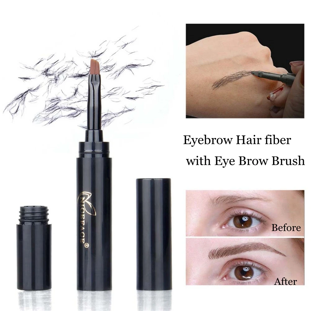 1 шт. водонепроницаемый гель для макияжа глаз бровей кофейного черного