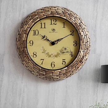 

Nordic Minimalist Creative Wall Clock Modern Design Shell Marble 3d Fashion Watches Retro Reloj Mural Handmade Home Decor EE50