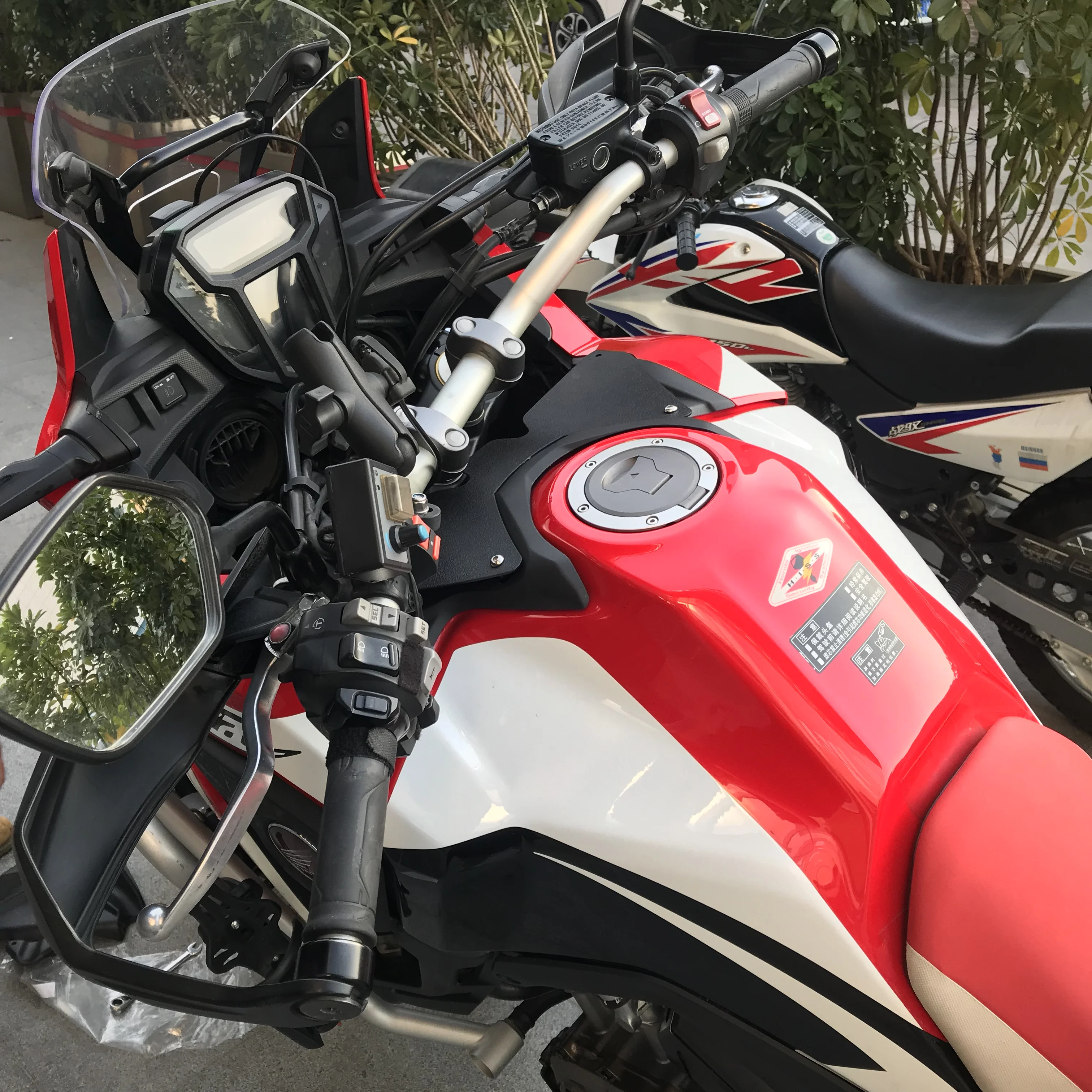 Африка двойной CRF1000L Forkshield верхний воздушный поток WindDeflector для Honda CRF 1000L CRF 1000 L Африка двойной