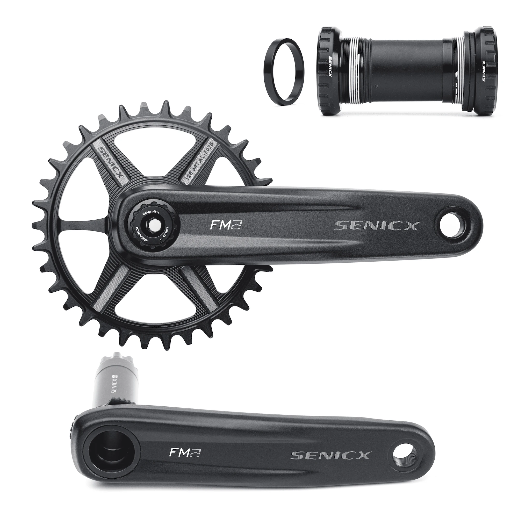 Senicx-クランクセット,スピードチェーン1x10 11 12,mtb xc/tr/dh/fr