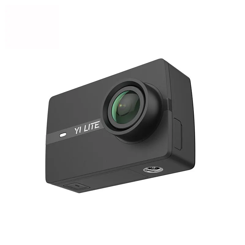 Lite Action Camera YI Lite экшн Камера 16MP настоящий 4K спортивные Камера со встроенным WI-FI 2 дюймов ЖК-дисплей Экран 150 градусов Широкий формат линзы черного цвета - Цвет: Lite Action Camera