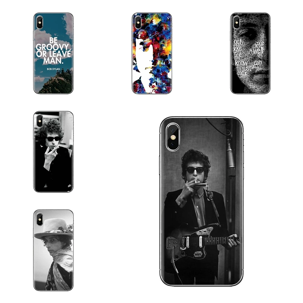 Phone Case American Rock Bob Dylan Smoking For iPhone XS Max XR X 4 4S 5 5S 5C SE 6 6S 7 8 Plus Samsung Galaxy J1 J3 J5 J7 A3 A5 |