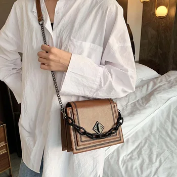 

Fashion Brand Messenger Bag Women Leather Chain Handbag Designer Shoulder Female Bag Crossbody Luxury Ladies Handbag Famous Tote