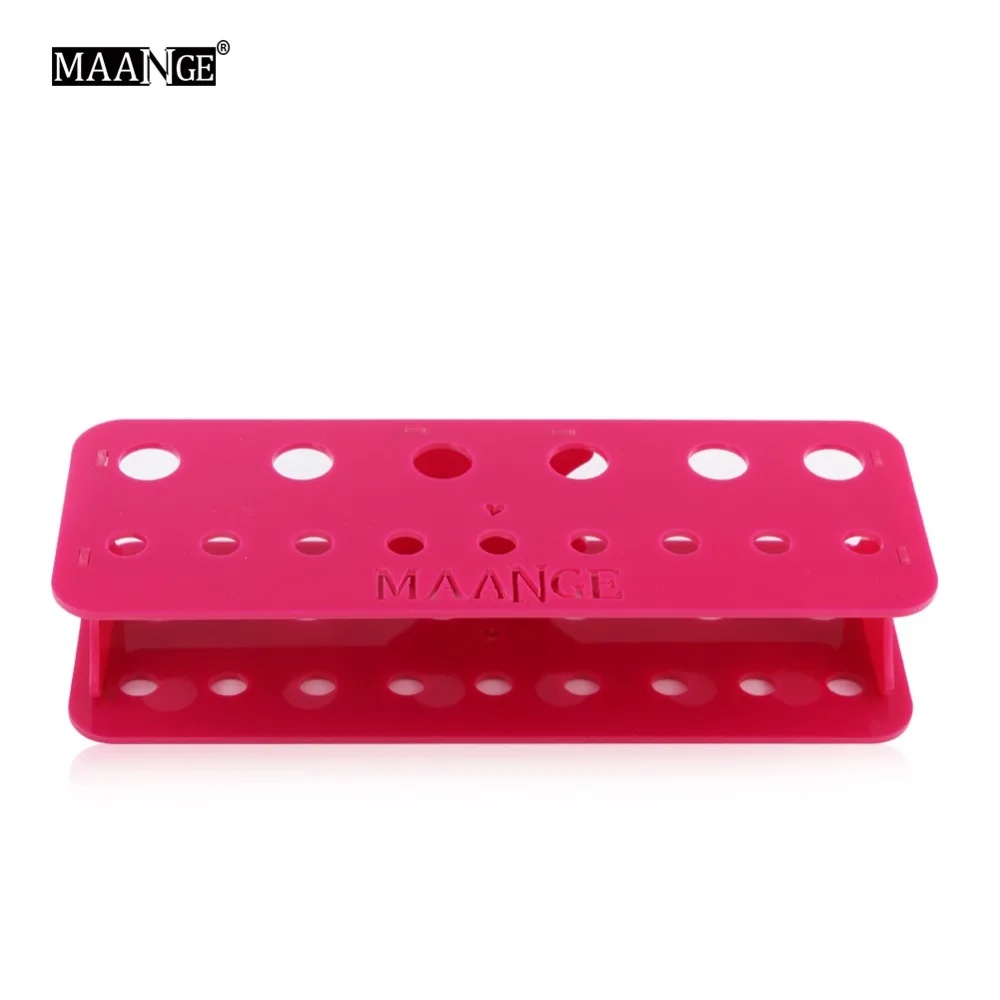 Акриловый держатель кистей для макияжа с 15 отверстиями органайзер сушки полка