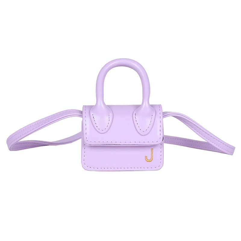 Purple Mini Роскошная брендовая маленькая сумка через плечо с большой ручкой дизайнерская сумка квадратная Женская мини-сумка через плечо съемный клатч женская сумка - Цвет: Purple Mini