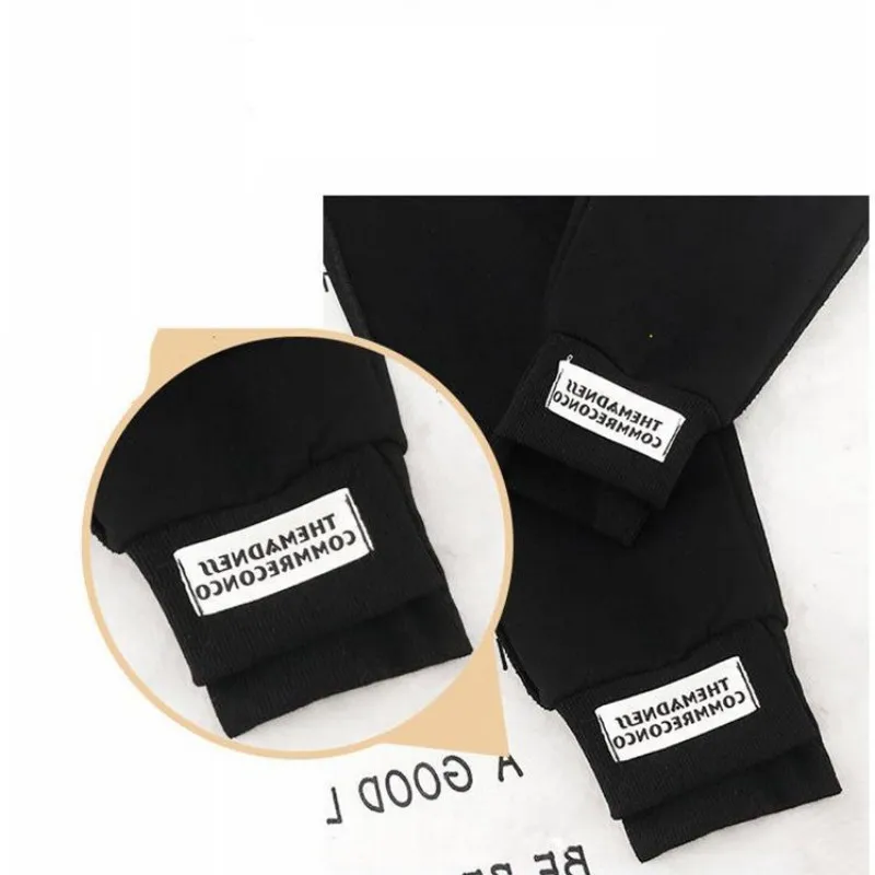 Весенне-осенние штаны ropa mujer Pantalon Femme женские повседневные свободные высокие эластичные спортивные штаны с принтом сбоку Harajuku