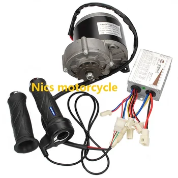 

24V350W bicycle modification motor + controller + speed control for mini electric scooter children 4 wheel ATV