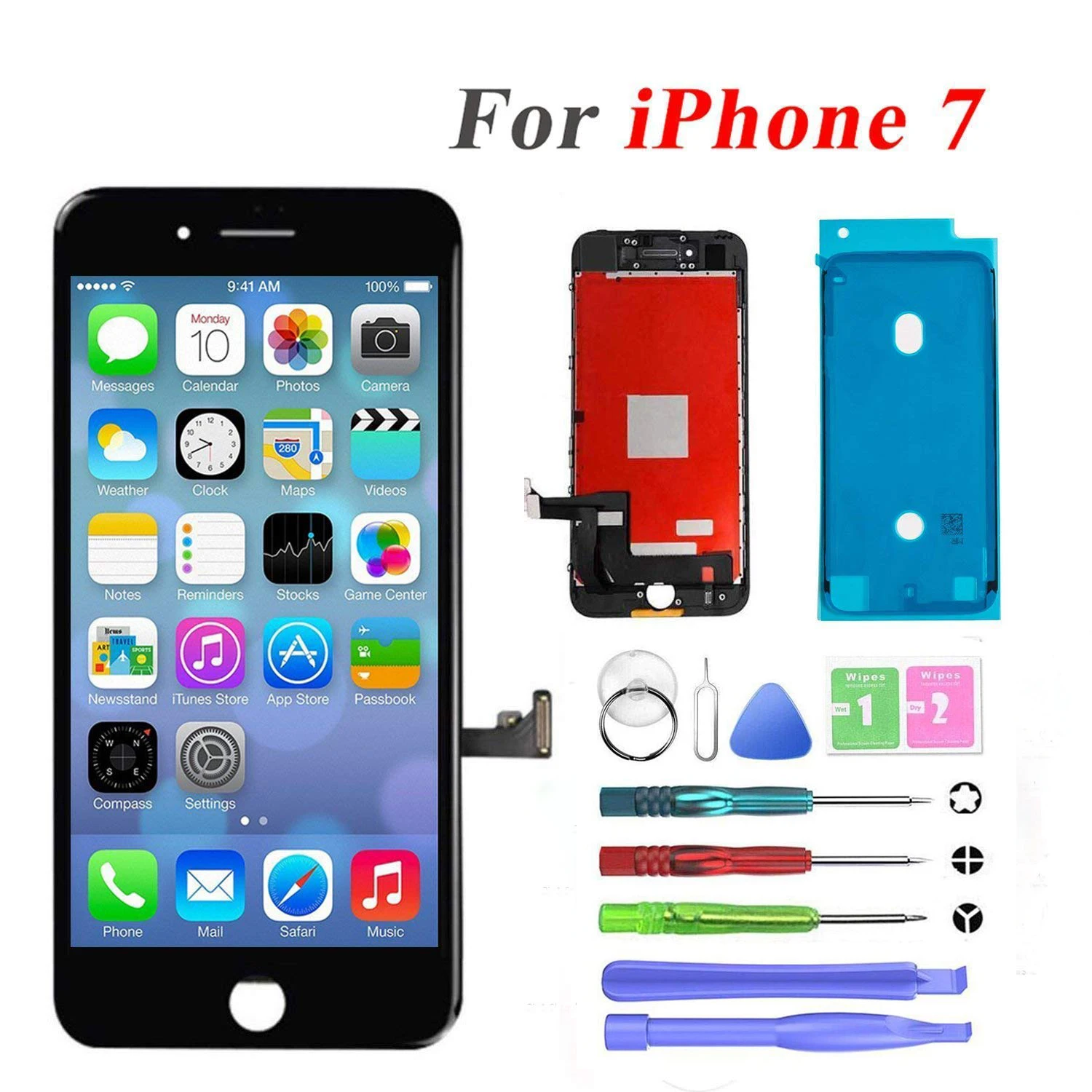 

Original 4.7' Screen LCD Display Touch Screen Digitizer Replacement Full Assembly For iPhone 7