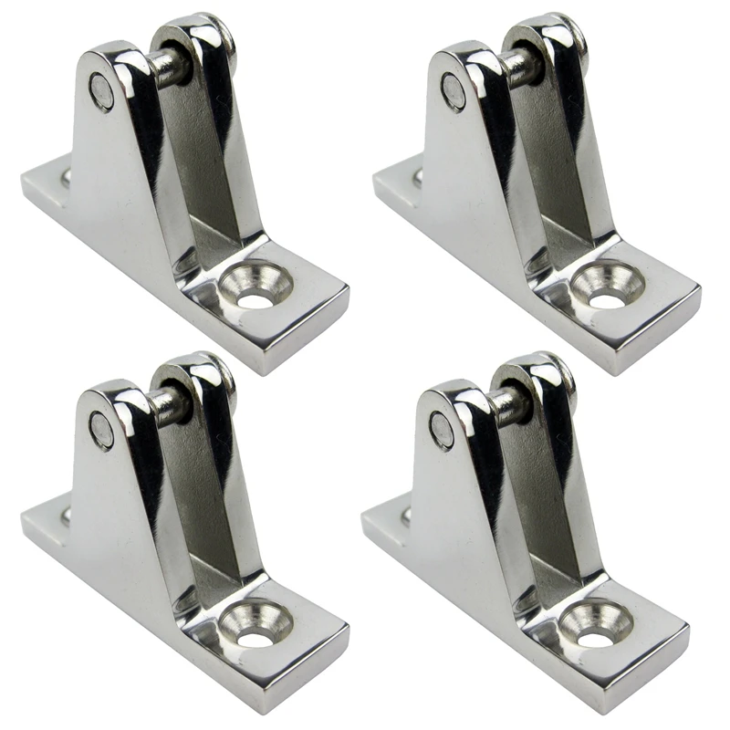 ELOS-4Pcs нержавеющая лодка палуба шарнир Бимини Топ фитинг 90 градусов контактный морской Аппаратные средства