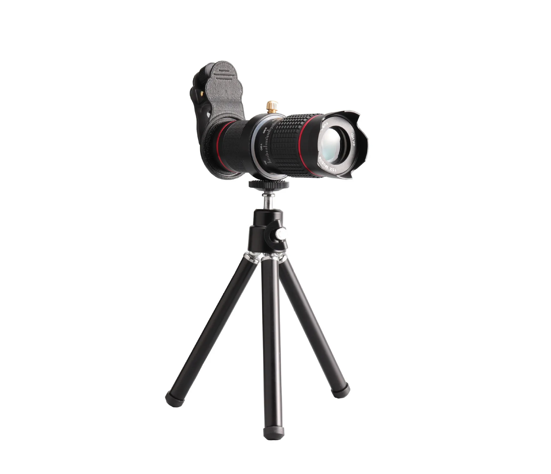 15X телеобъектив HD монокуляр телескоп телефон камера объектив для iPhone 11 Xs Max XR X 8 7 Plus Android смартфон мобильный