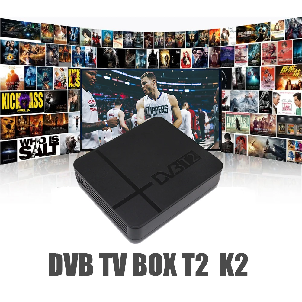 ТВ-приемник K2 DVB-T/T2 3D цифровое видео наземный MPEG4 PVR HD 1080P PAL/NTSC телеприставка