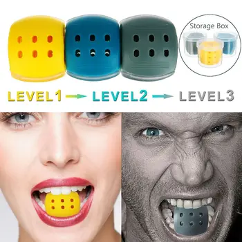 

1piece Jaw Exerciser Jaw Trainer Jawline Exercise Chew Ball Facial Toner Exerciser Anti-Wrinkle Reduce Chin Face Fitness Trainer